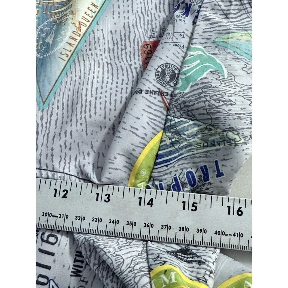 Tommy‎ Bahama Relax Swim Trunks Mens XL Multi Tropical Hawaiian Resortwear Beach